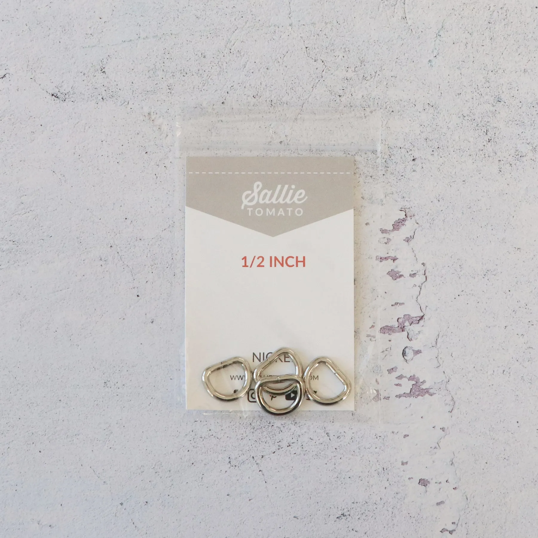 1/2" D-Rings (4ct)