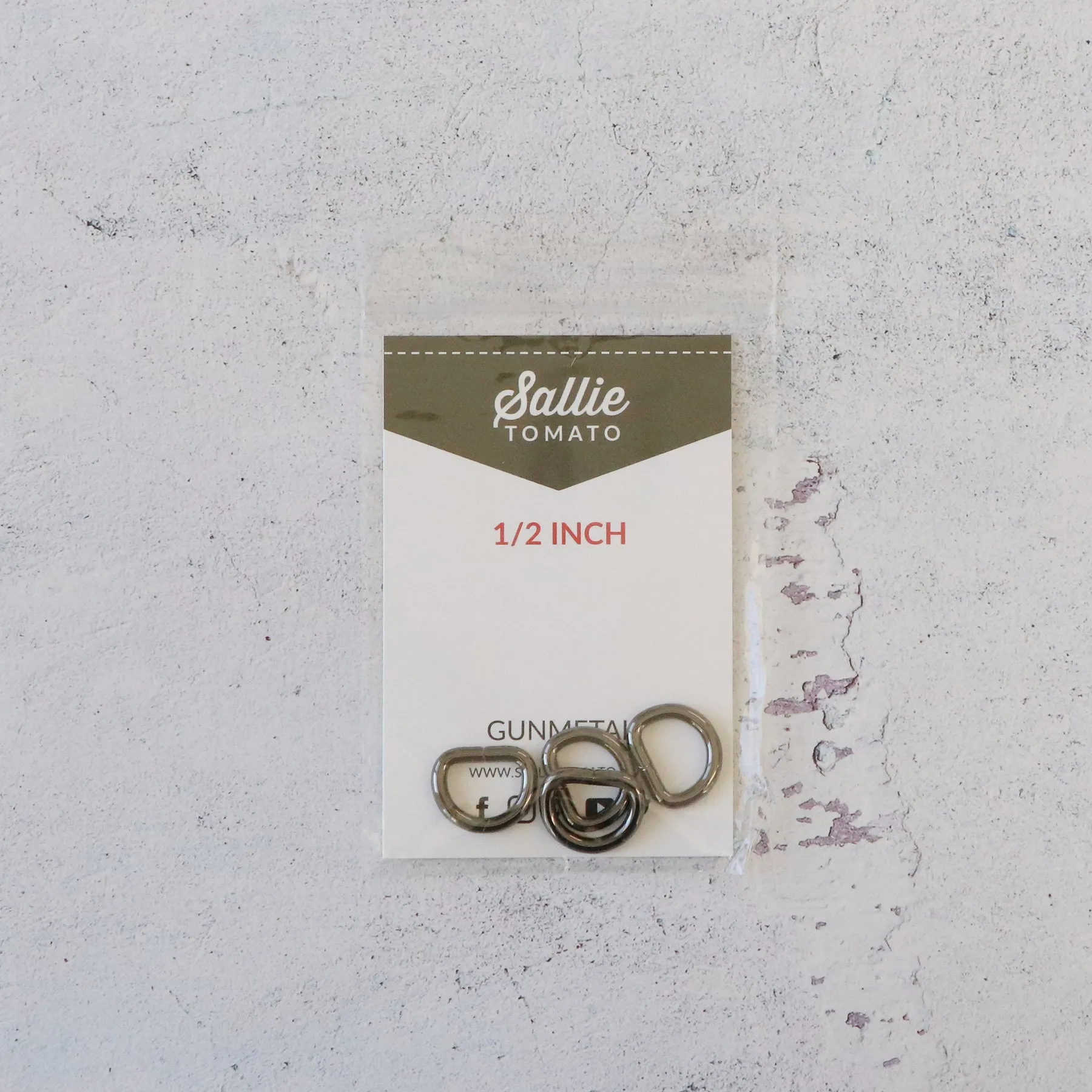 1/2" D-Rings (4ct)