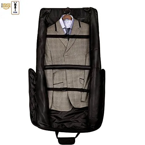 3 Suit Carry On Garment Bag for Travel & Business Trips With Shoulder Strap 40'' Bagazzi Brand