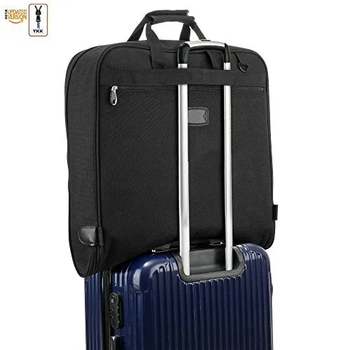 3 Suit Carry On Garment Bag for Travel & Business Trips With Shoulder Strap 40'' Bagazzi Brand