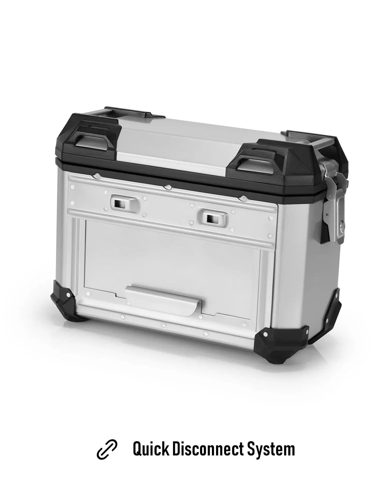 45L - Apex XL Kawasaki VERSYS 1000 Aluminum Side Cases Silver