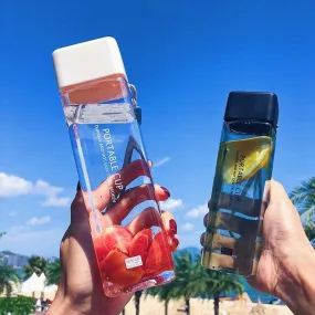 500ml Clear Heat-Resistant Water Bottle - The Essential Hydration Solution for Active Lifestyles