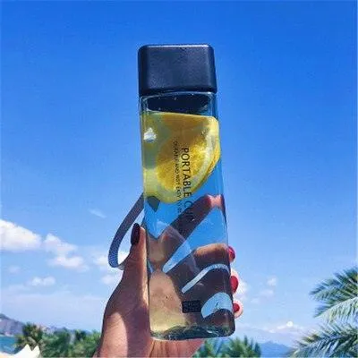 500ml Clear Heat-Resistant Water Bottle - The Essential Hydration Solution for Active Lifestyles