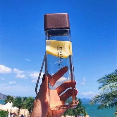 500ml Clear Heat-Resistant Water Bottle - The Essential Hydration Solution for Active Lifestyles