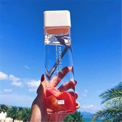 500ml Clear Heat-Resistant Water Bottle - The Essential Hydration Solution for Active Lifestyles