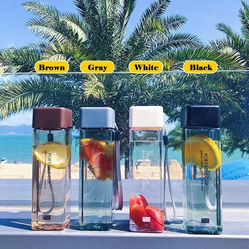 500ml Clear Heat-Resistant Water Bottle - The Essential Hydration Solution for Active Lifestyles