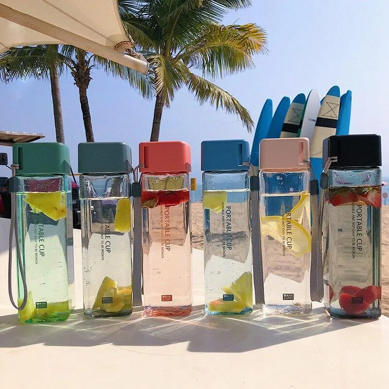 500ml Clear Heat-Resistant Water Bottle - The Essential Hydration Solution for Active Lifestyles