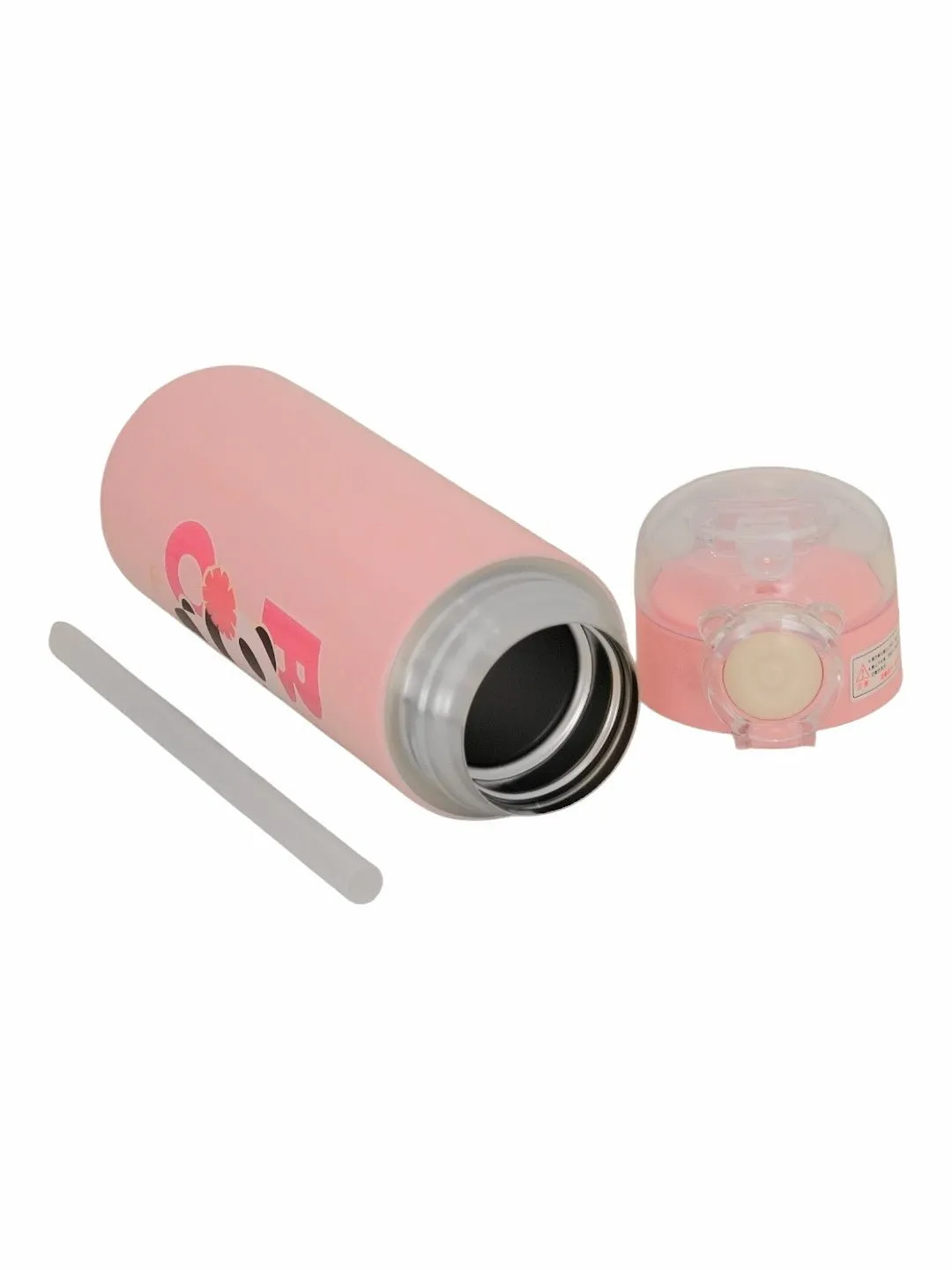 Adorable Pink Panda Insulated Hot & Cold Stainless Steel Sipper Bottle- 500 ML