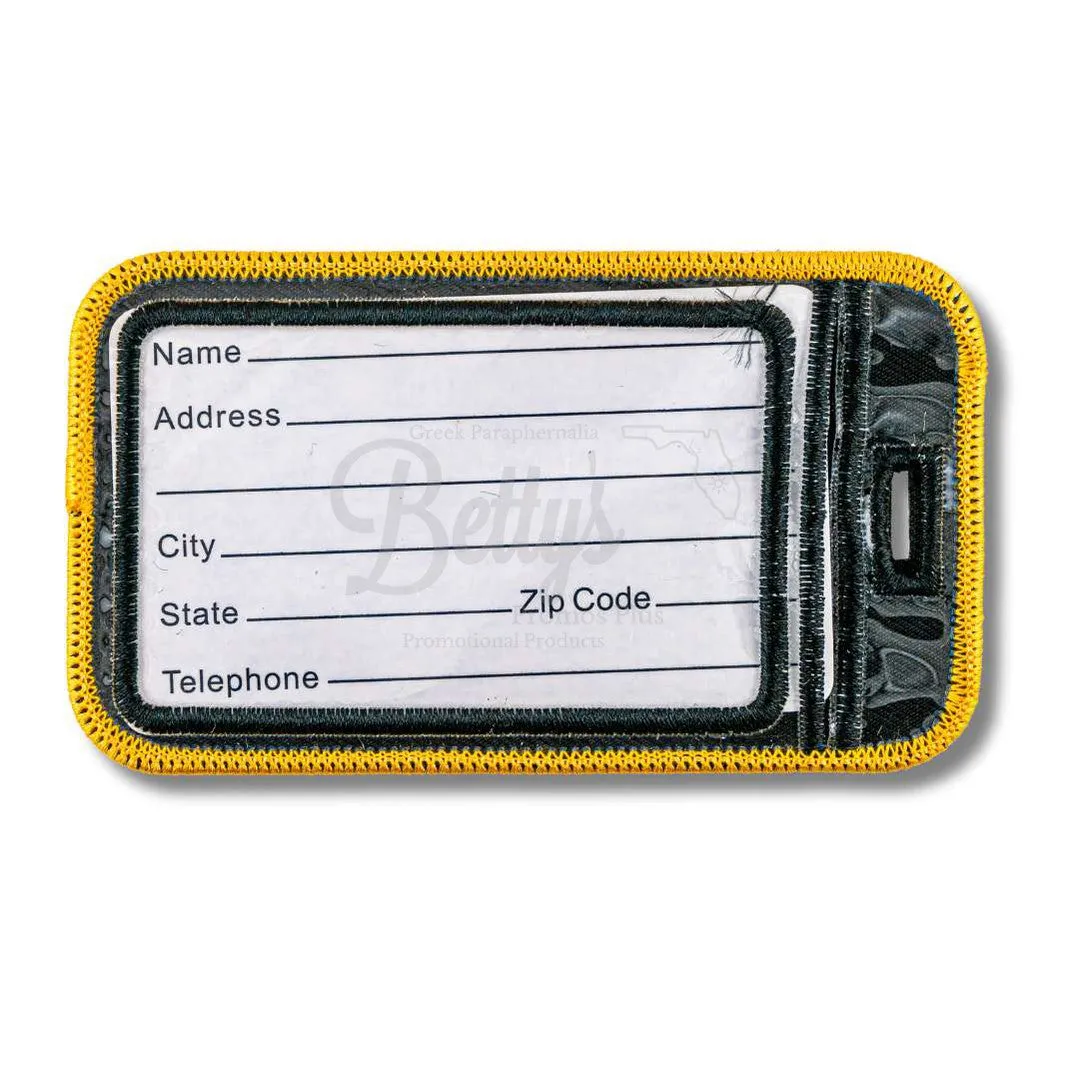Alpha Phi Alpha ΑΦΑ Shield Embroidered Luggage Tag