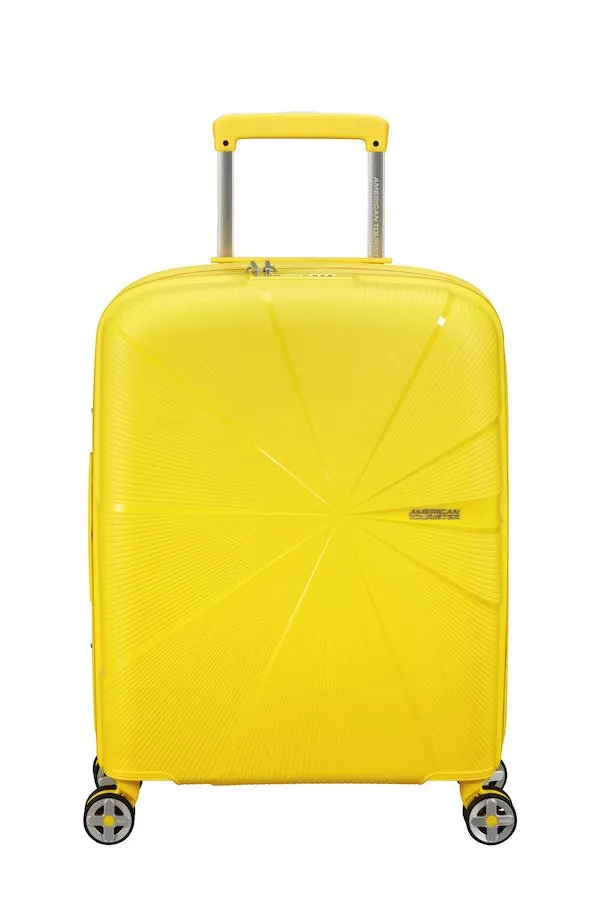 American Tourister Starvibe Expandable 55cm Cabin Spinner | Electric Lemon