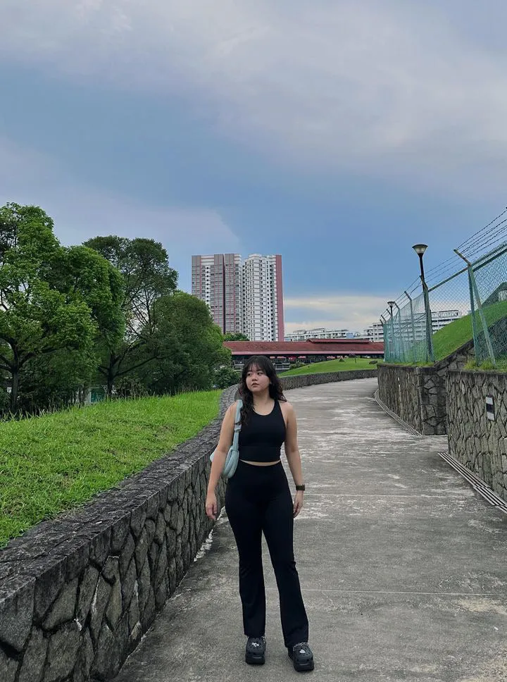 [BACKORDER] Flare Pants in Black Sesame