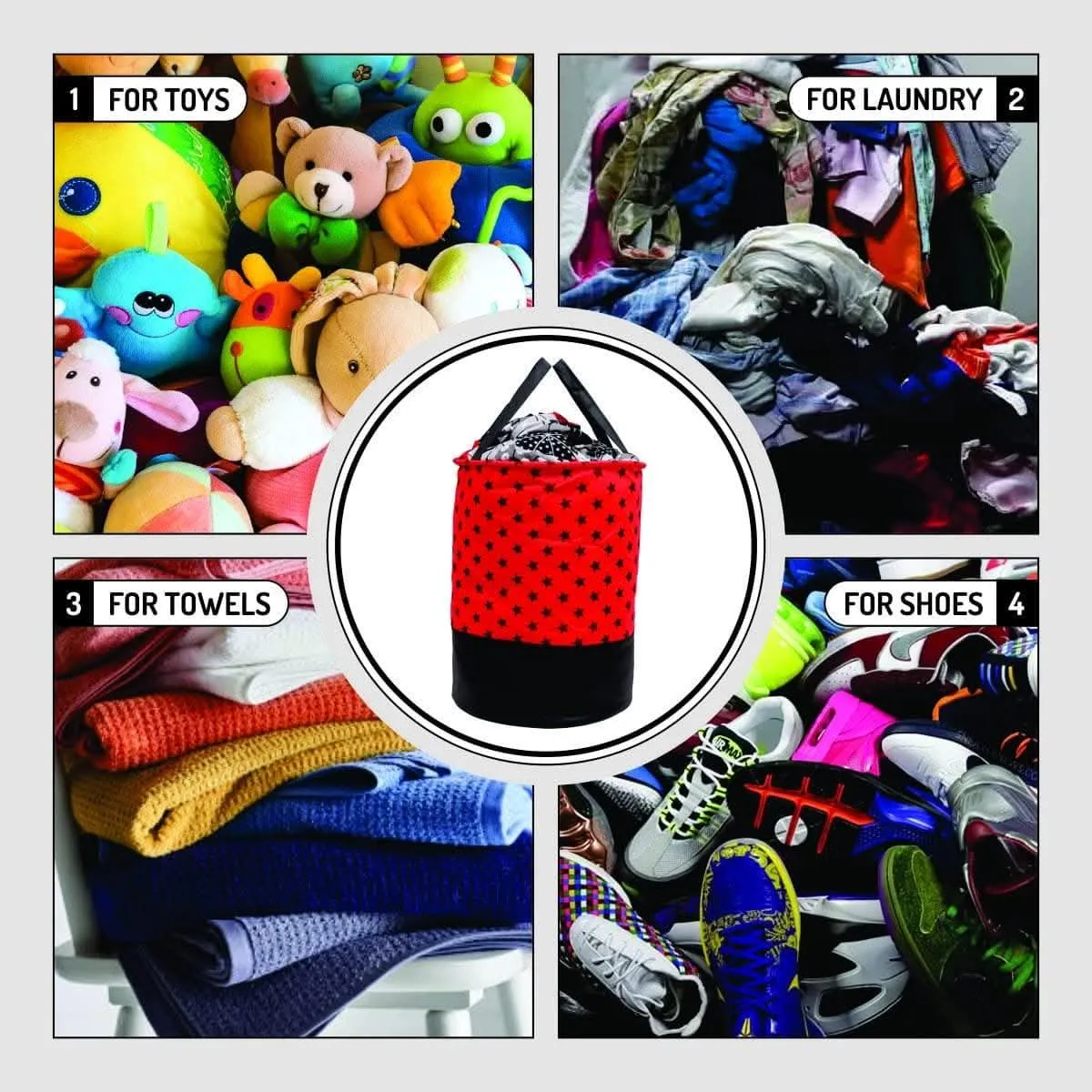BB BACKBENCHERS Laundry Bag ( 45L, red )