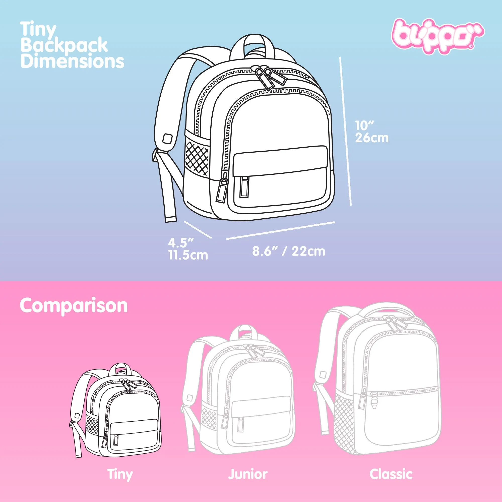 Blippo Harajuku Tiny Backpack