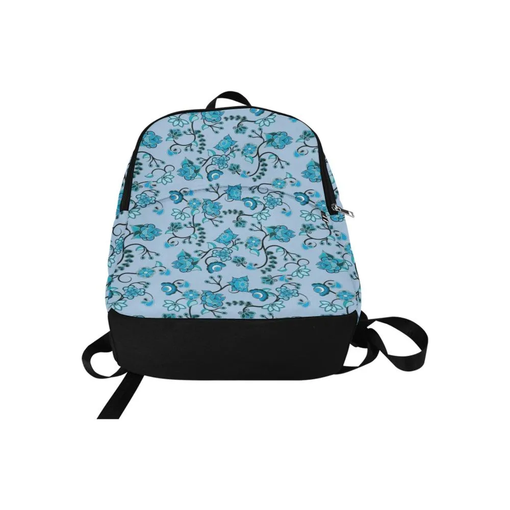 Blue Floral Amour Fabric Backpack for Adult