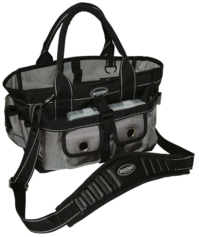 Bucket Boss Professional Series 65088 Extreme Hopalong Tool Tote, 14 in W, 9 in D, 9 in H, 14-Pocket, Poly Fabric :EA: QUANTITY: 1