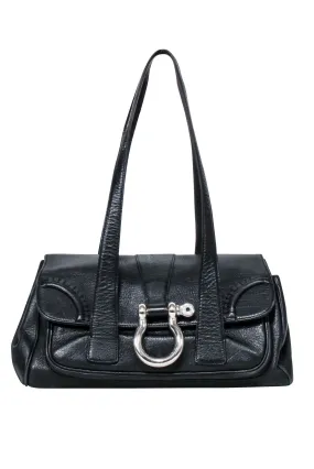 Burberry - Black Leather Shoulder Bags