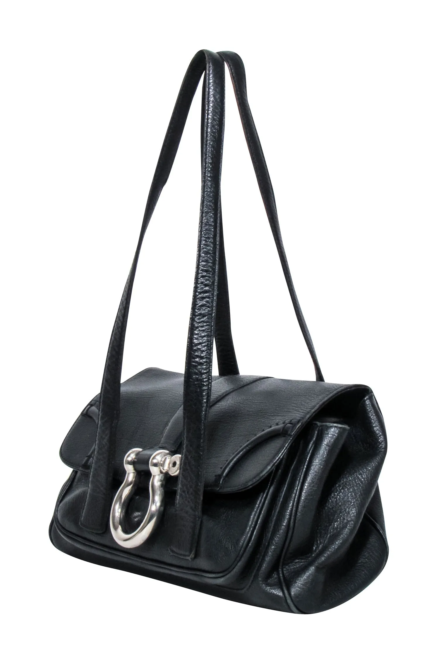 Burberry - Black Leather Shoulder Bags