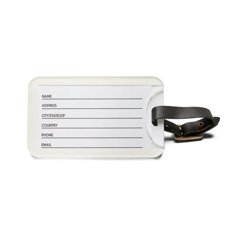 Chic Floral Luggage Tag that Makes a Statement