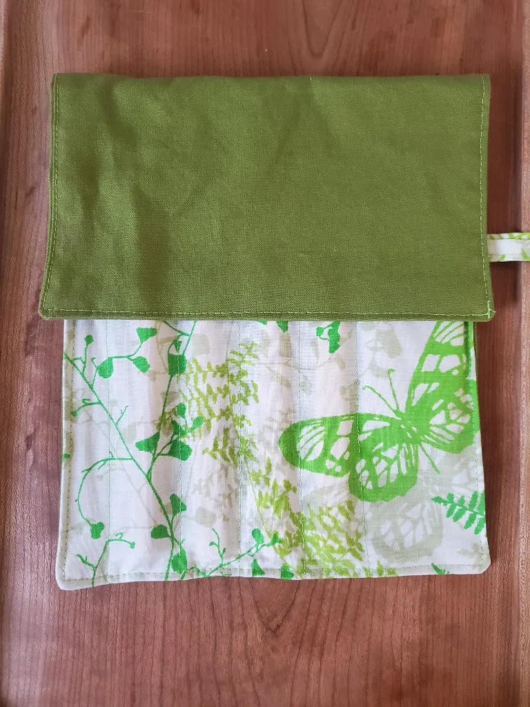 Cutlery Kit - Roll Up - Malachite