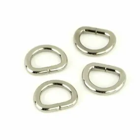 D-Rings 1/2" Nickel