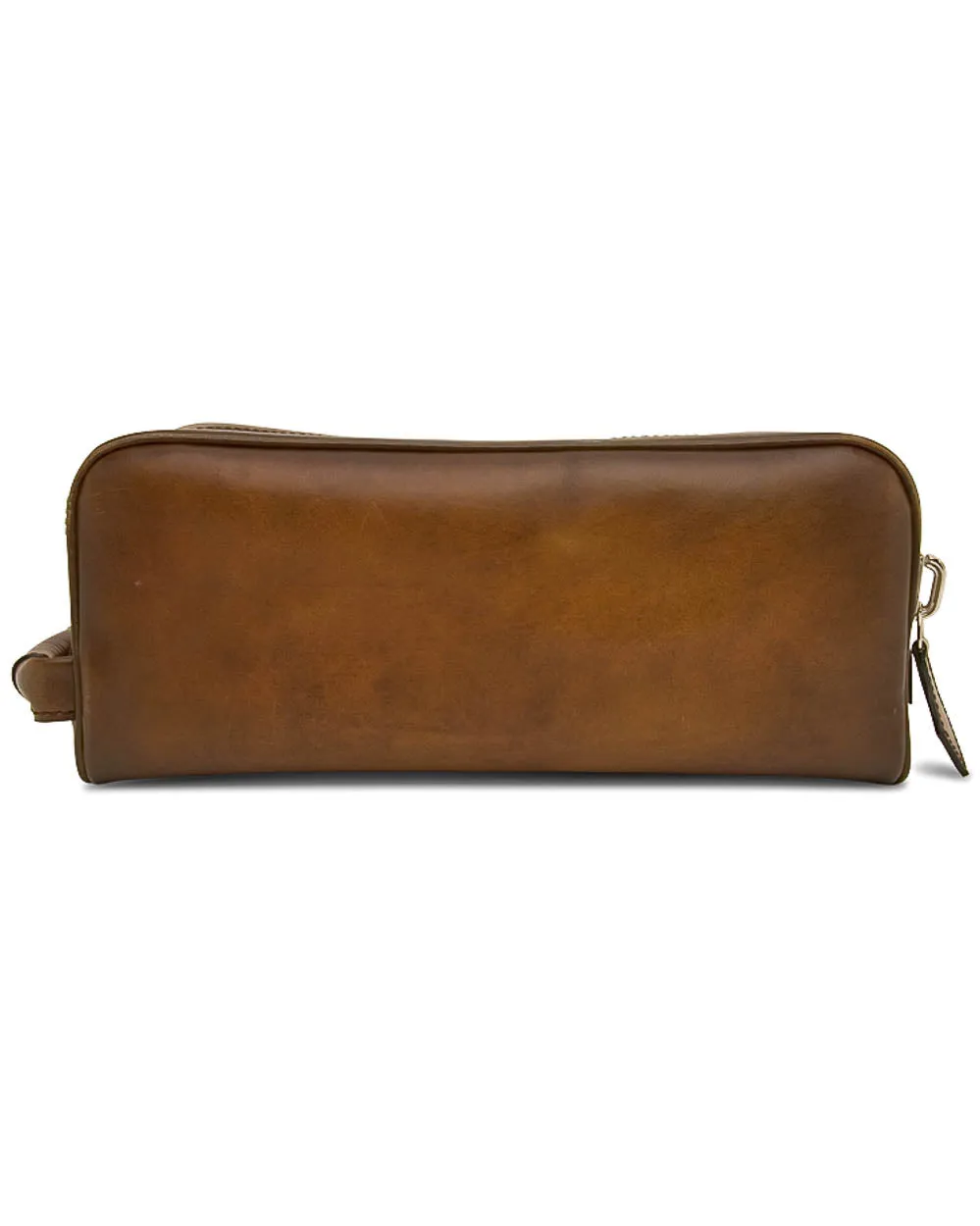 Double Zip Dopp Kit in Okra