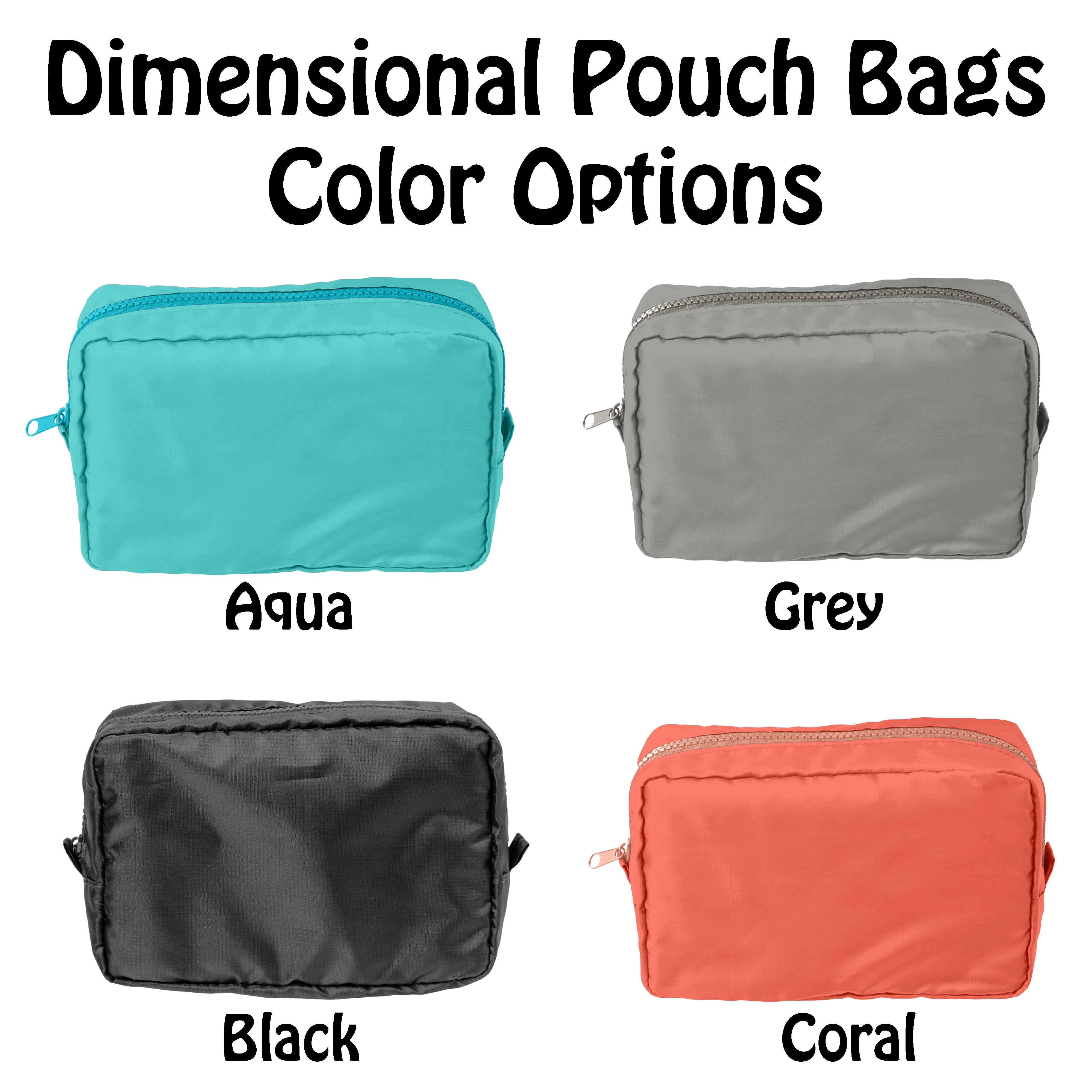 Dreaming Of Pickleball | Pickleball Dimensional Cosmetic Pouch Bag | Small Size Court Dimensional Bag