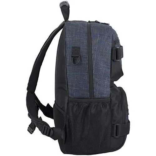 Eastsport New Double Strap Skater Multipurpose Backpack, Navy/Gradient Ripstop Print