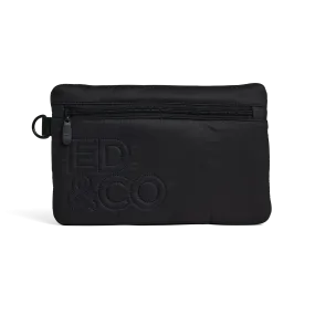 Ed & Company Classy Clutch- Black Taffeta