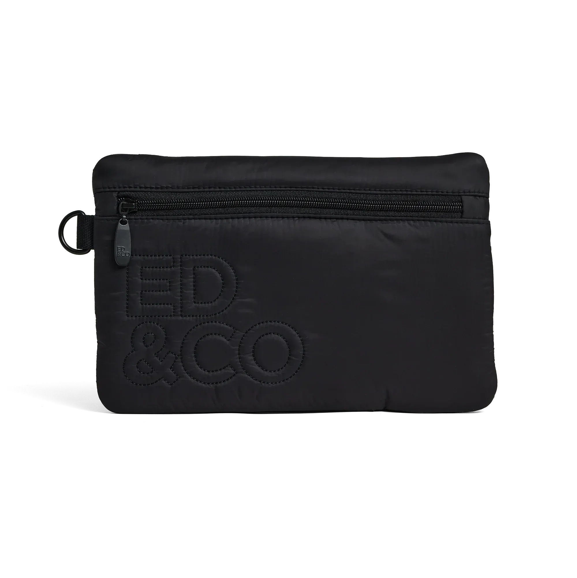 Ed & Company Classy Clutch- Black Taffeta