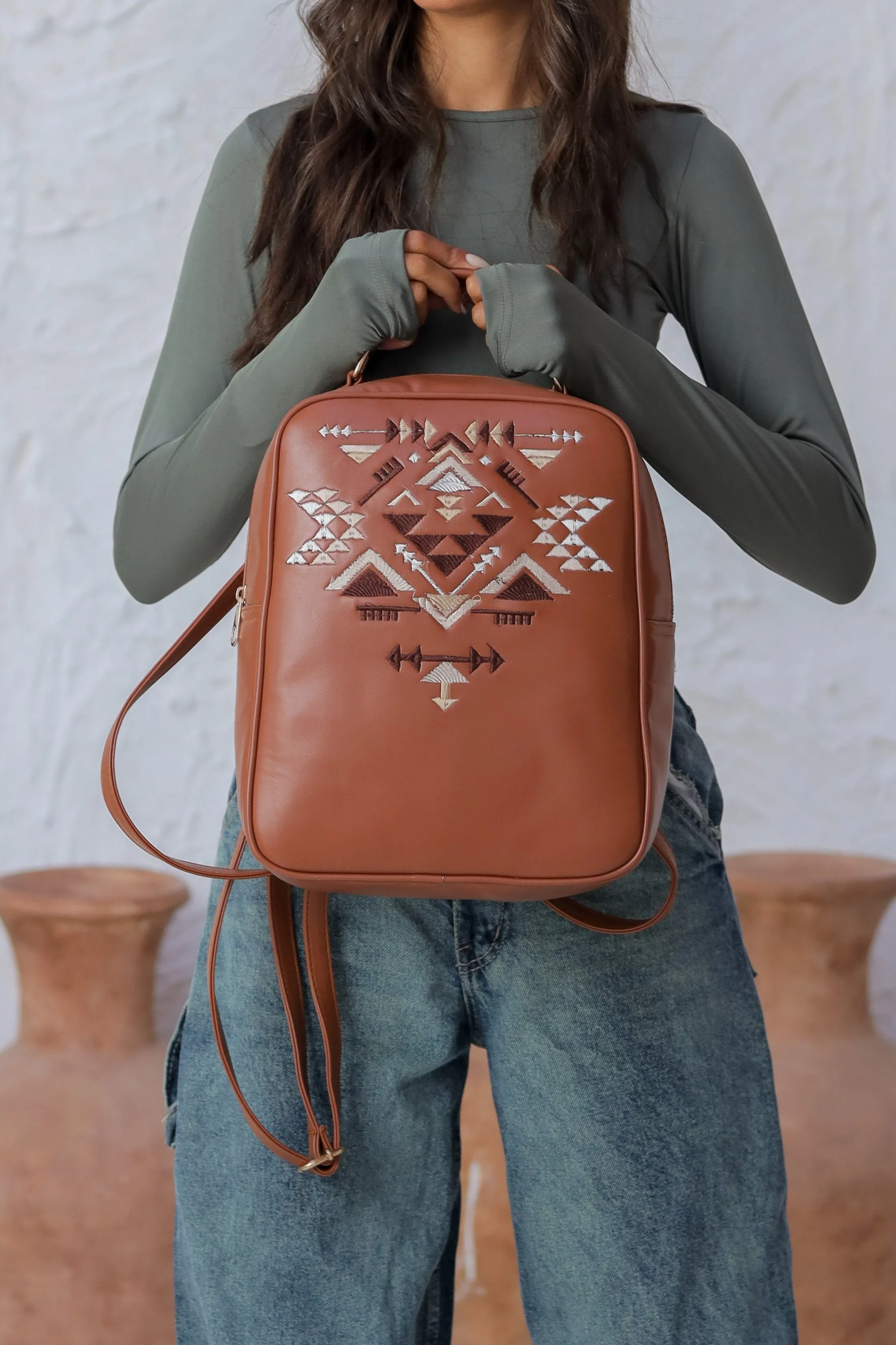 Embroidered Desert Backpack - Havan