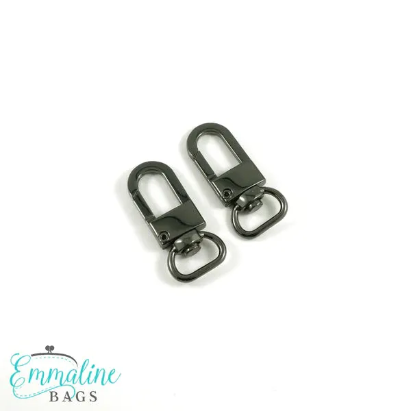 Emmaline Swivel Snap Hook - 1/2" Wristlet/Strap Hook Pack