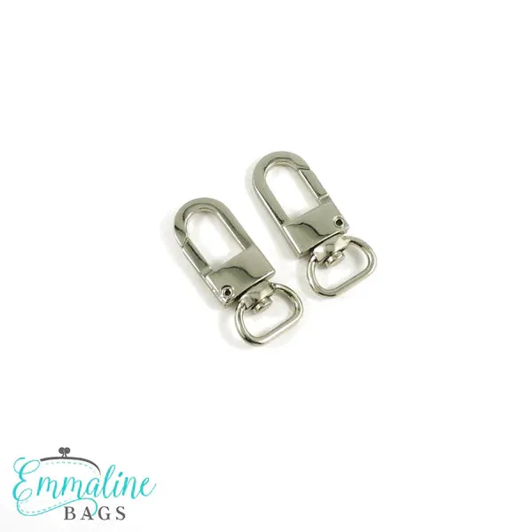Emmaline Swivel Snap Hook - 1/2" Wristlet/Strap Hook Pack