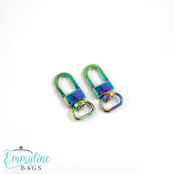 Emmaline Swivel Snap Hook - 1/2" Wristlet/Strap Hook Pack