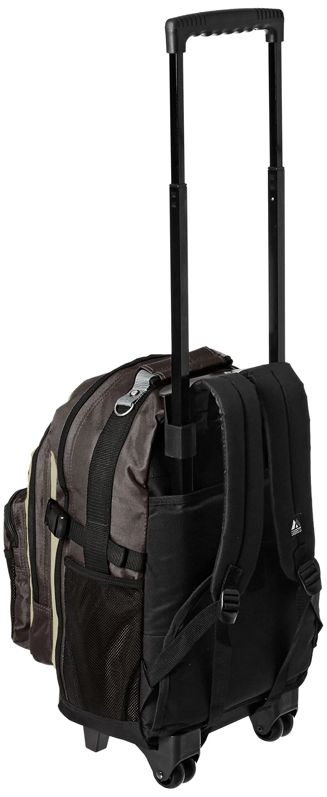 Everest Deluxe Wheeled Backpack, Khaki, One Size