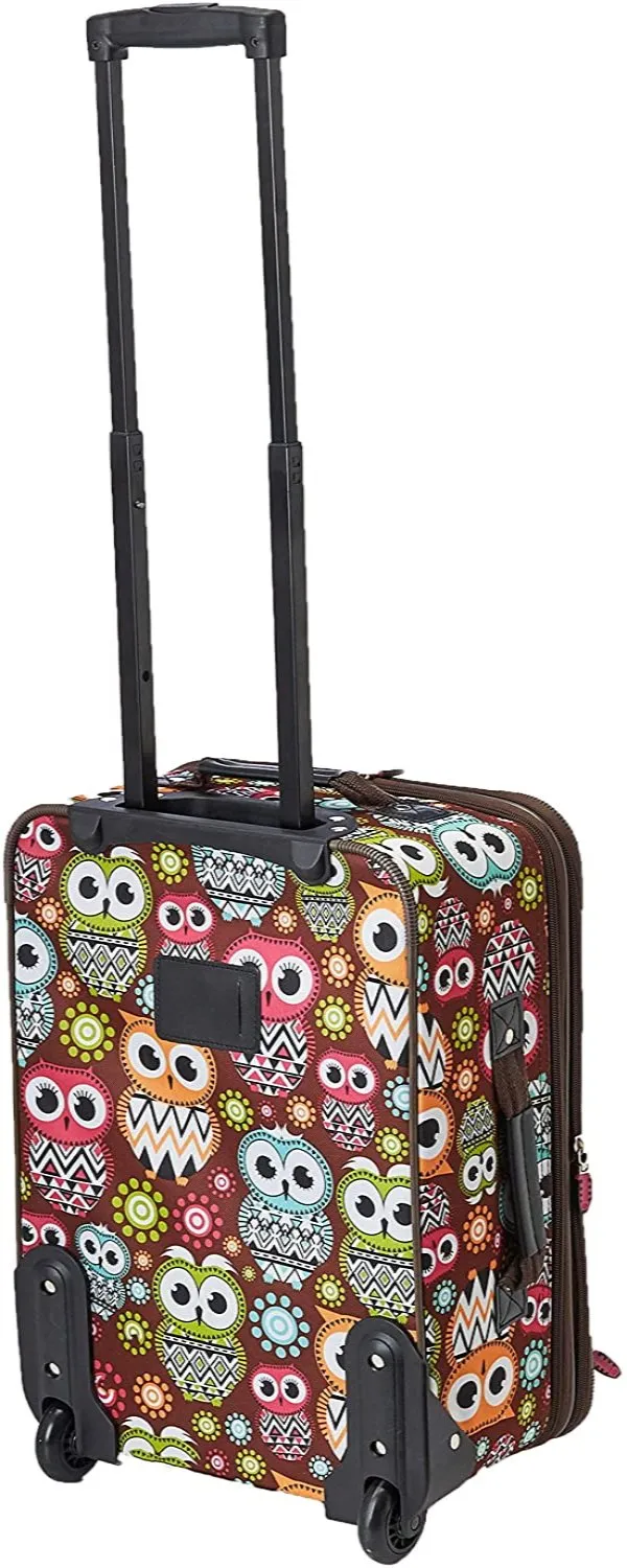 Fashion Soft-side Upright Luggage 2-Piece Set
