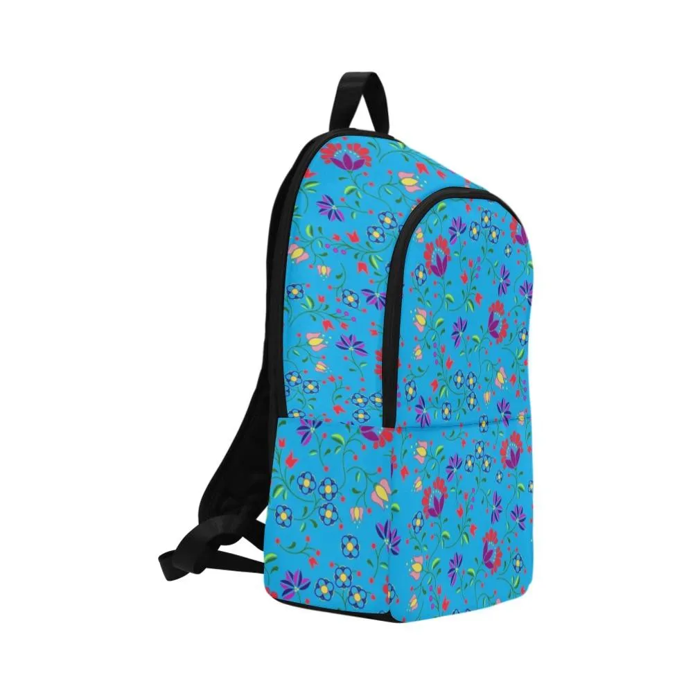 Fleur Indigine Ciel Fabric Backpack for Adult