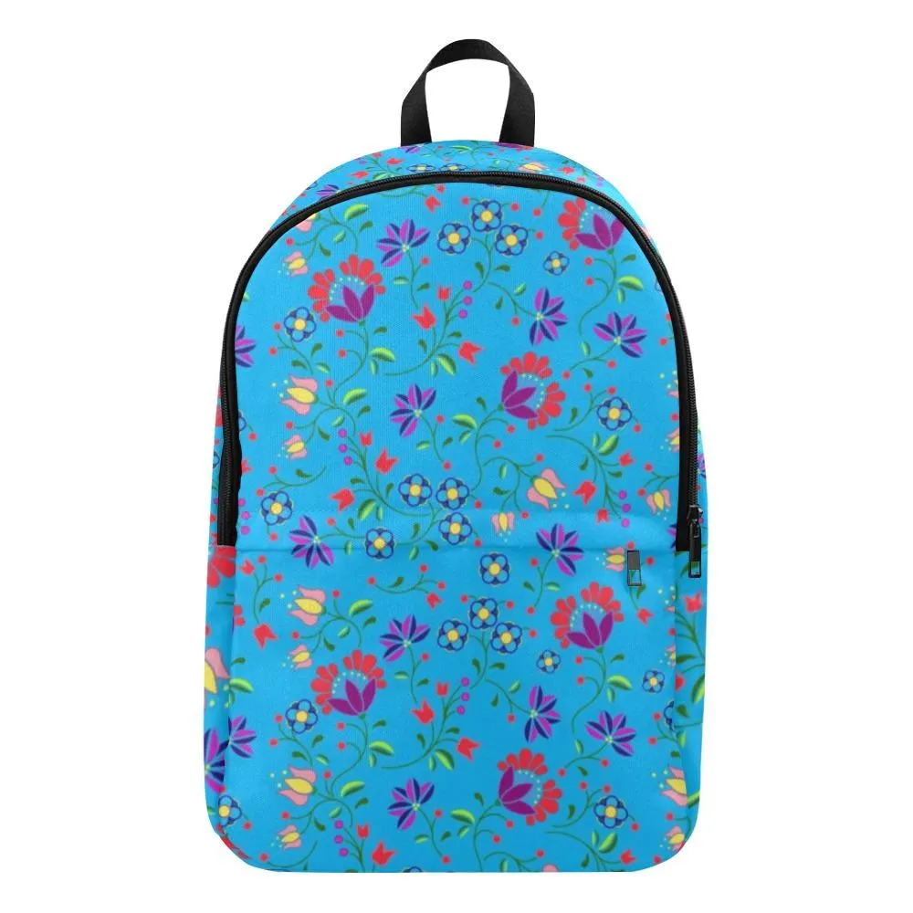 Fleur Indigine Ciel Fabric Backpack for Adult