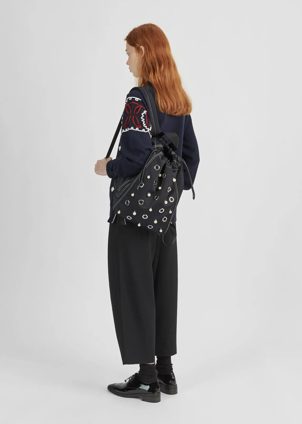 Go-Go Medium Satin Knapsack