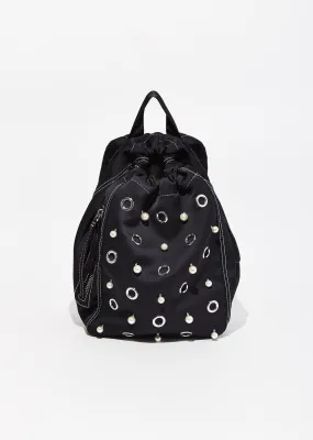 Go-Go Medium Satin Knapsack