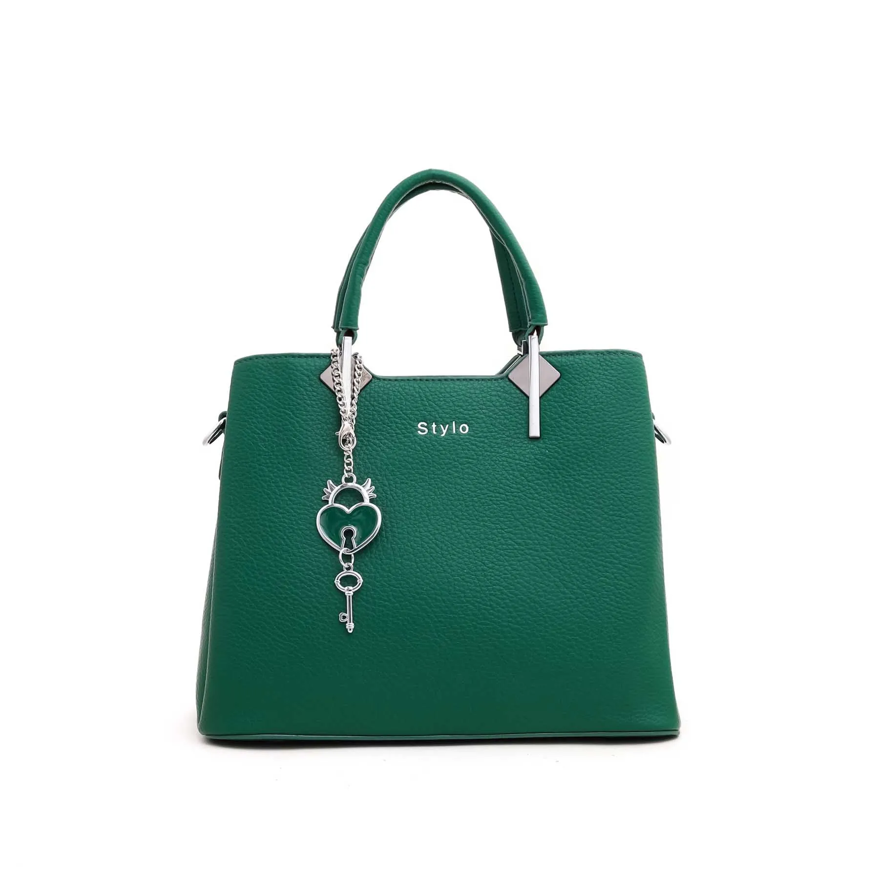 Green Formal Hand Bag P35972