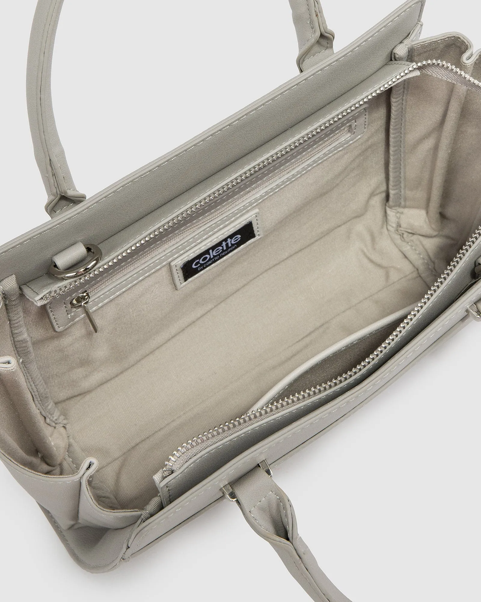 Grey Rosie Tech Tote Bag