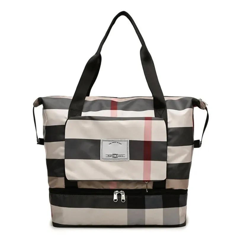 High-capacity Double-layer Wet Separation Travelling Bag