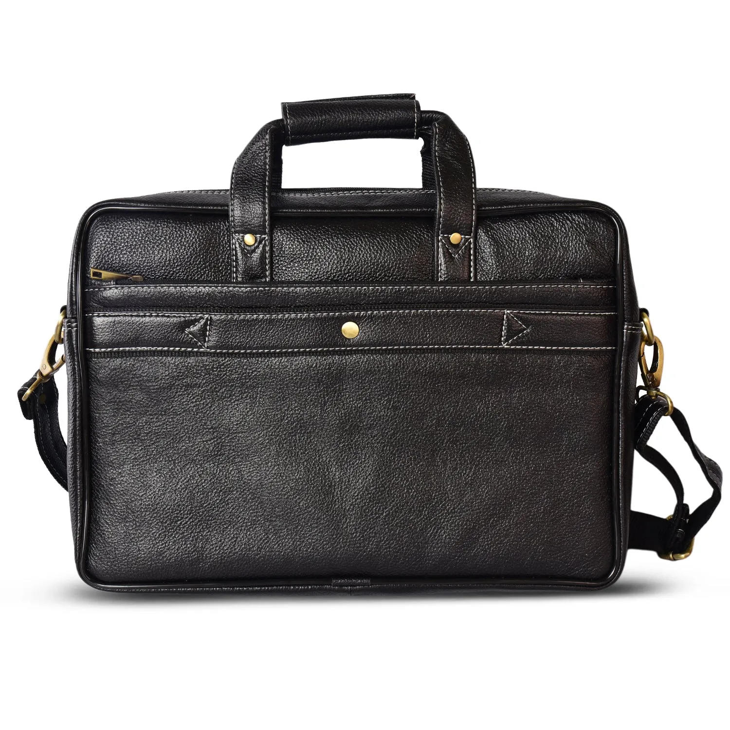 Leather Laptop Bag  998903 (Black)