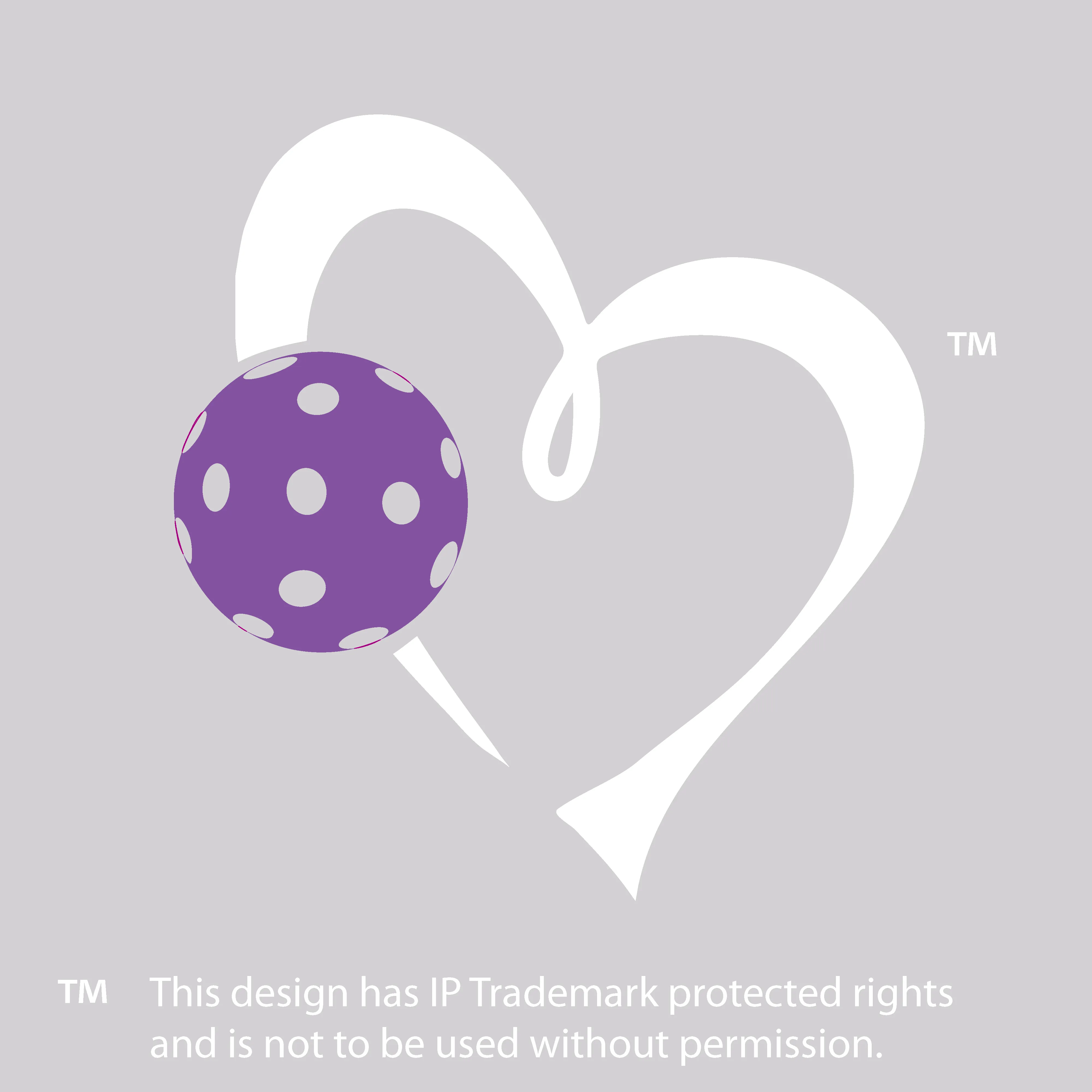 Love Pickleball (Pink and Purple) | Pickleball Dimensional Cosmetic Pouch Bag | Small Size Court Dimensional Bag