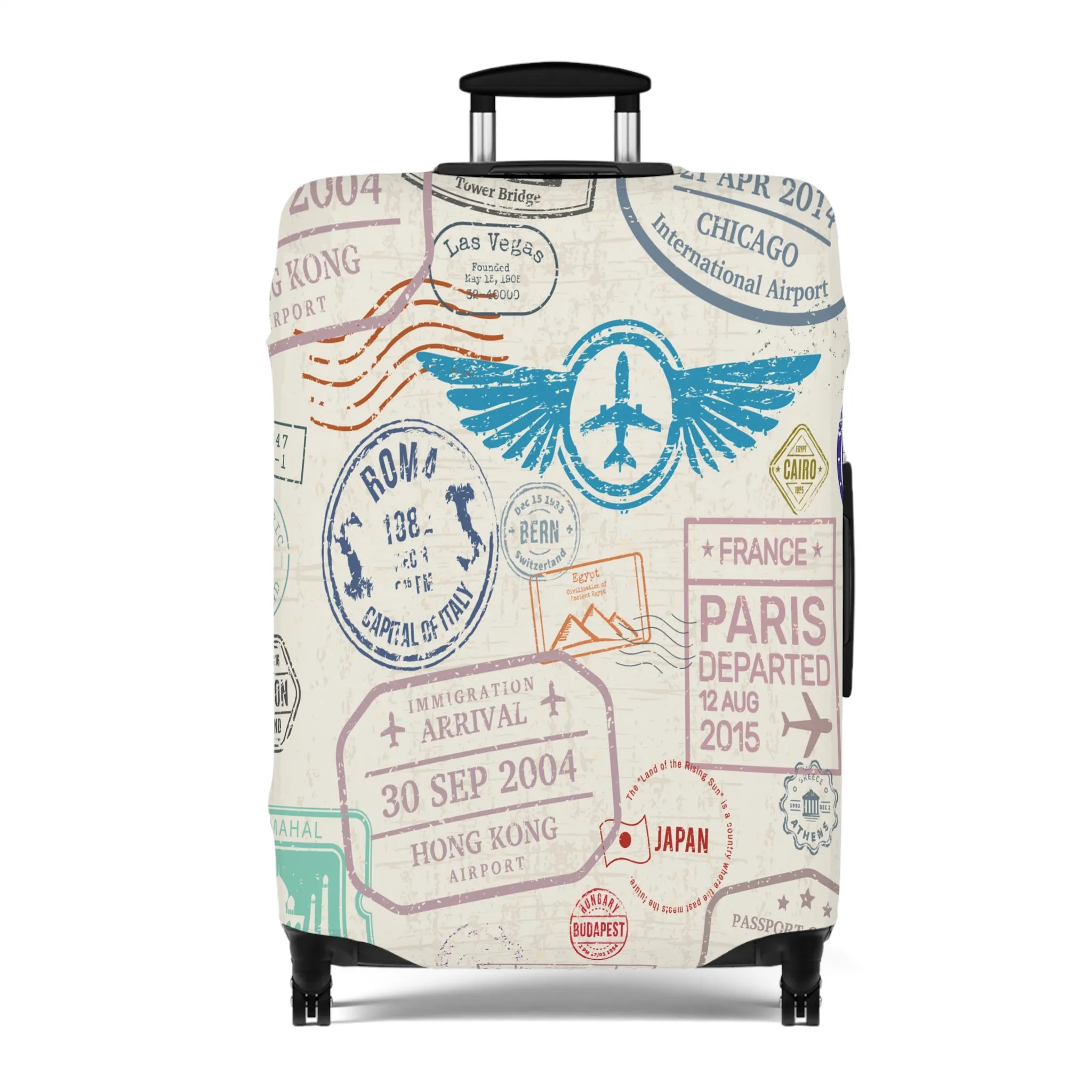 Luggage Cover, Travel Print, awd-1440