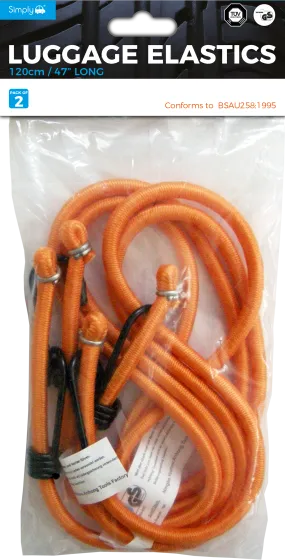 Luggage Elastic 120cm/47in 2 Pack (LE005)