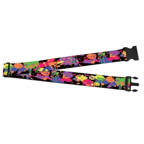Luggage Strap - 2.0" - BD Paint Splatter Black/Neon