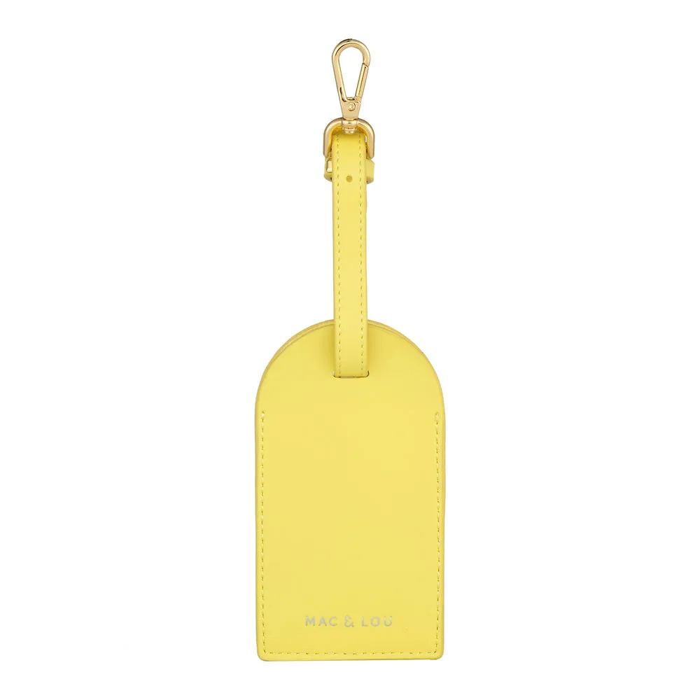 Luggage Tag - Yellow