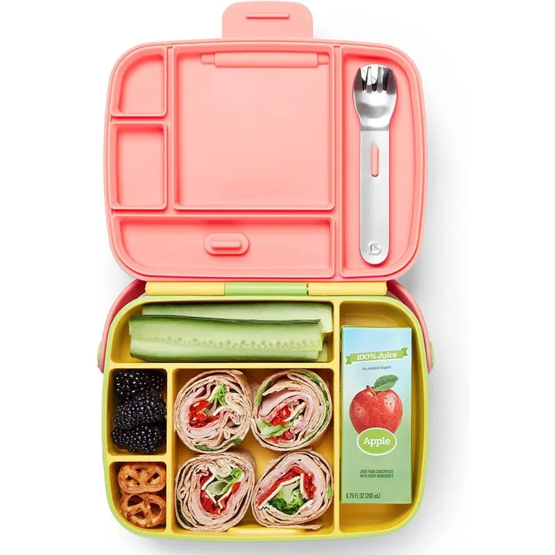 Lunch Bento Box with Stainless Steel Utensils