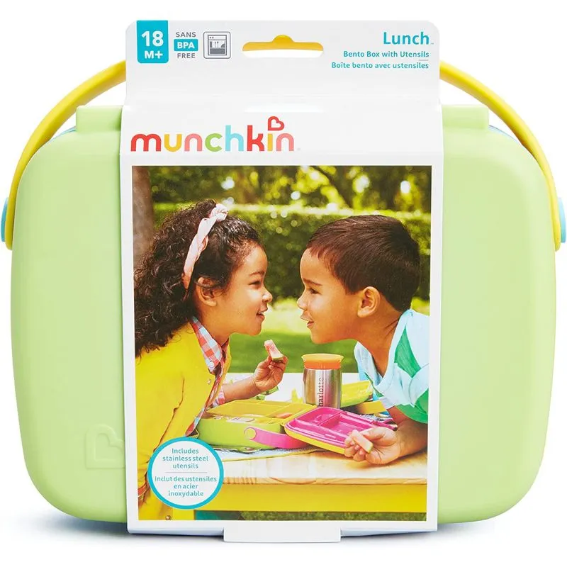 Lunch Bento Box with Stainless Steel Utensils